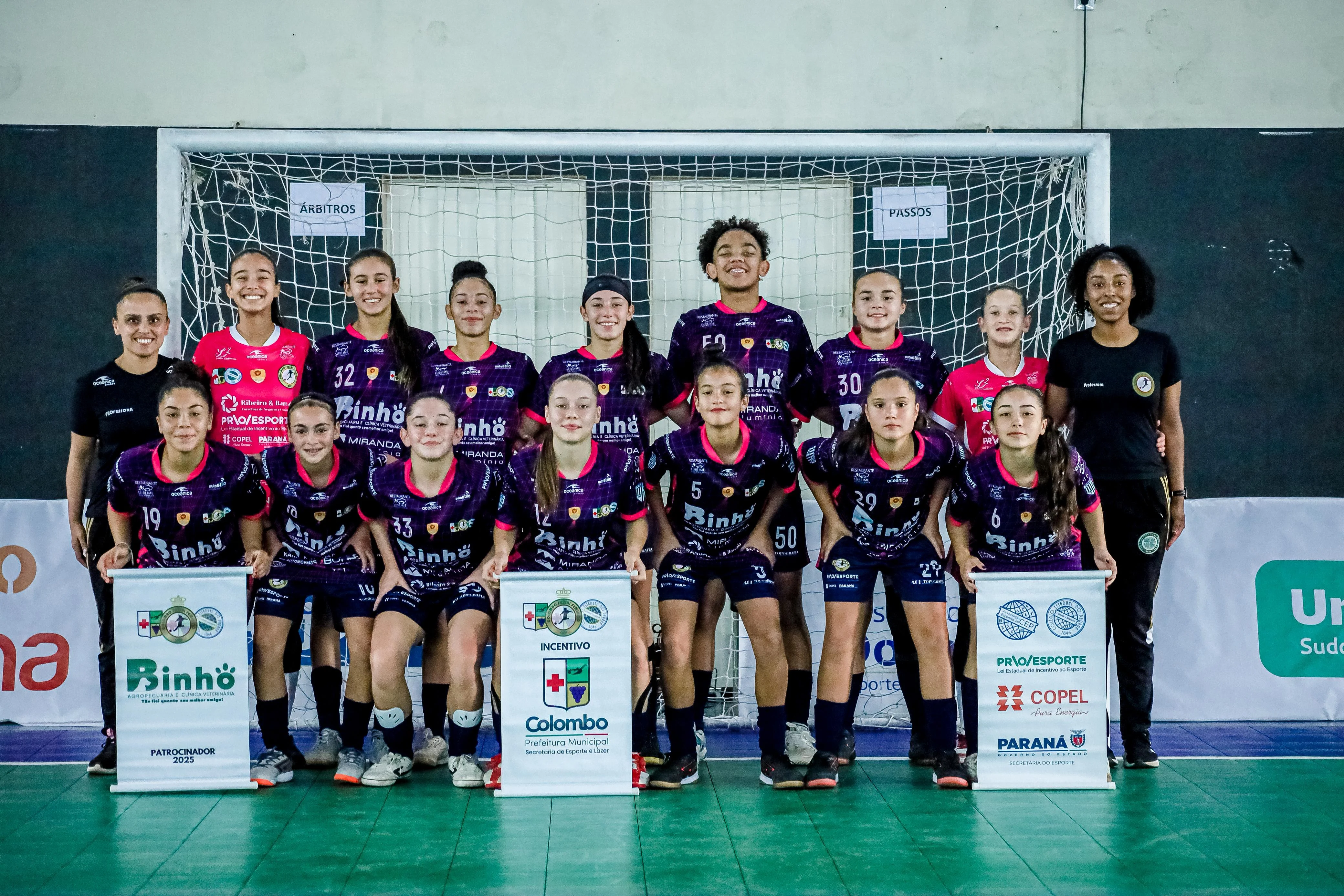 COLOMBO/CEP Futsal Feminino training
